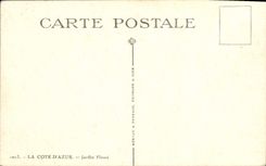 CPA La Cote D'Azur jardin Fleuri