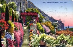 CPA Cote D'Azur Jardin Fleuri