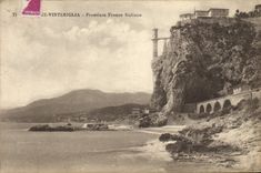 CPA Vintimiglia Frontiera Franco Italiano