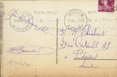 CPA Vintimiglia Frontiera Franco Italiano