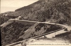 CPA Nice Route de la Grande Corniche Nice a la Turebie par Eze