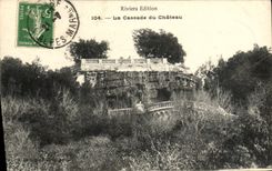 CPA La Cascade Du Chateau Nice