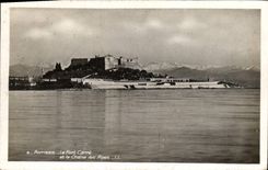 VINTAGE POSTCARD Antibes the Strong one Squares and the Alpine range