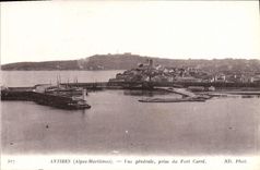 CPA Antibes Vue Generale Prise du Fort Carre