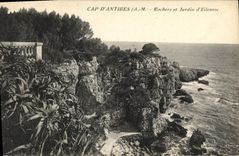 Rocas de Antibes de la POSTAL de la VENDIMIA y Jardin de Eilenroc