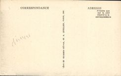 VINTAGE POSTCARD Antibes the battery of Graillon