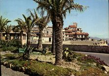 CPM Antibes La Vieille Ville Les Jardins et les Remparts
