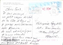 CPM Antibes La Vieille Ville Les montagnes enneigees