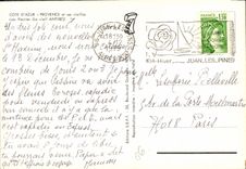 CPA Antibes Cote D'Azur Provence et les Vieilles rues fleuries