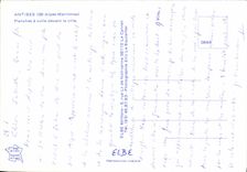 MODERN CARD Antibes Planches has Voile In front of the City