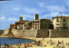 MODERN CARD Antibes the Beach of Gravette and walls