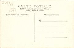 POSTAL MODERNA la barra y la placa de Sarree