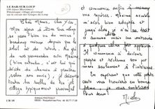 POSTAL MODERNA barra el la catarata del lobo del lobo