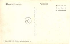 MODERN CARD Beaulieu On Sea the Public garden