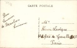 MODERN CARD Beaulieu On Sea View and Holy Jean Cape Ferrat Seen from of the new cornice