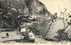 CPA Beaulieu La Petite Afrique Femme Enfant