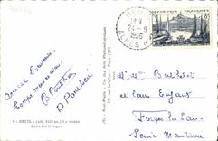 CPM Beuil La Route Dans Les Gorges