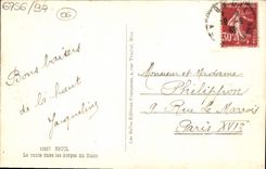 CPA Beuil La Route Dans Les Gorges du Cians 