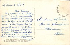 CPA Beuil Le quartier des Laumes et le Mont Mounier 