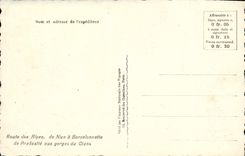 La POSTAL de la VENDIMIA Niza tiene Barcelonnette de Pradastie en la catarata de Cians