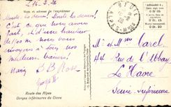 CPA Nice a Barcelonnette de Pradastie aux Gorges du Cians