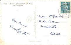 CPM Breil Sur Roya Vue Generale
