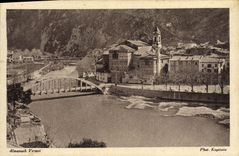 CPA Breil Gare a la frontiere franco italienne 