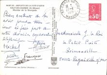 MODERN CARD High of Restoring Cagnes Assembled of the village of the painters