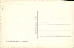 VINTAGE POSTCARD Cagnes On Sea Old Street