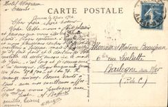 VINTAGE POSTCARD Cannes Seen On Suquet and the Islands