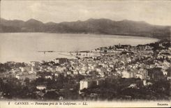 CPA Cannes Panorama Pris de la Californie
