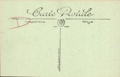 VINTAGE POSTCARD Cannes Palm trees of Croisetle and the Mount Knight