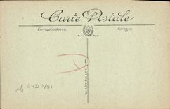 CPA Cannes Le port et le Mont Chevalier vue prise du casino municipal Bateaux