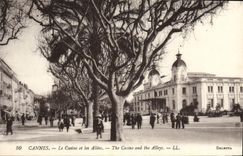 CPA Cannes Le Casino et Les Allees 