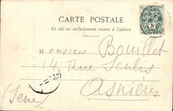 VINTAGE POSTCARD Cannes Bell-tower Church Mount Knight