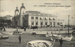 VINTAGE POSTCARD Cannes the Municipal Casino Frontage