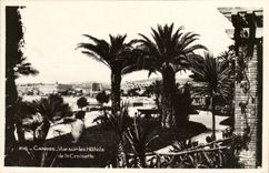 VINTAGE POSTCARD Cannes Seen On the Hotels Of the Small cross