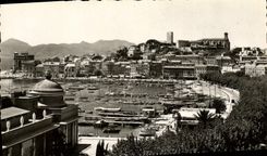 MODERN CARD Cannes the Port the Quay St Pierre and Suquet Boats