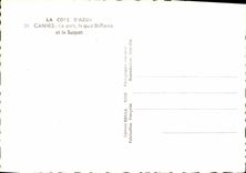 CPM Cannes Le Port le Quai St Pierre et le Suquet Bateaux 