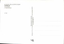 MODERN CARD Cannes the Small cross the Cariton Hotel