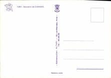 MODERN CARD Cannes Souvenir