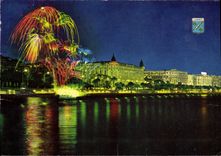 MODERN CARD Cannes Fireworks On the Small cross