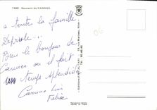 CPM Cannes Souvenir De Cannes