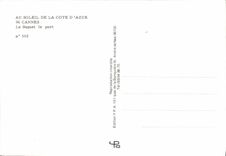 CPM Cannes Le Suquet Le port