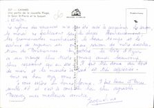 CPM Cannes Une Partie de la Nouvelle Plage le Quai St Pierre et le Suquet