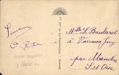 VINTAGE POSTCARD Cannes View Taken of Califormie