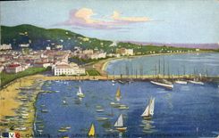 CPA Cannes Vue Generale Prise Du Mont Chevalier