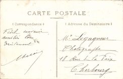 VINTAGE POSTCARD Cannes Places Vauban and Boulevard Carnot (chart toilee)