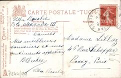 VINTAGE POSTCARD Cannes Suquet