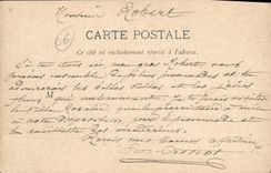 VINTAGE POSTCARD Cannes Walk Ass Mule